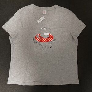 La Vien En Rose Womens Short Sleeve T-Shirt